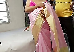 Beautiful Indian housewife fucks with Audio service man