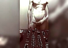 Solo ramrod masturbation