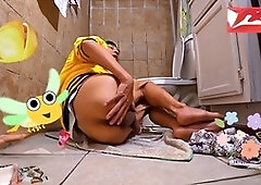 Happy guy enjoys a good time with a handy from his friend Peter123