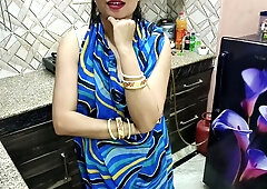 Bhabhi served yummy tea of her breast milk to padosi and gave him a to drink his thick cum
