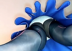 BlueGirl70 Sexy Blue Upskirt Moments