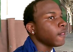 Black gay teen rides dick