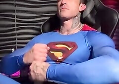 Jett Wayne Superman Jerk Off