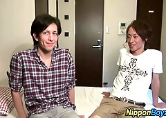 Asian Lads Inhale Trunk