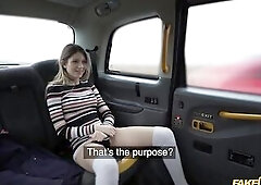 Fake Taxi - Taut Moist Vagina Banged Hard In Taxi Until This babe Cums