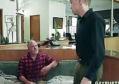 Dale Savage puts Harley Xavier into fucking position