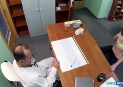 George Uhl In Fake Hosptial Doctor Fucks Patient In Hot Office Sex Session