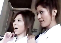 Oriental mixed lesbo massage