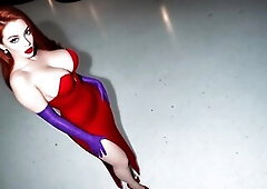 Sexy Honey Jessica Rabbit Likes Deepthroat and Anal Sex (AI Generated)