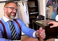 Latin daddy anal sex and cumshot