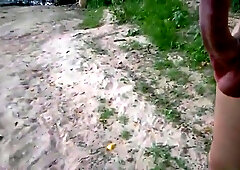 Getting my cock sucked on beach