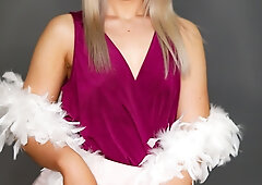 Sexy blonde gets banged by her first BBC!