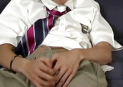 Horny twinks masturbation with blowjobs