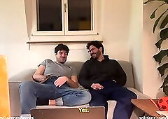 My straight friend jerked me off for the first time