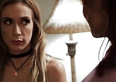 Tempting redhead mother I'd like to fuck t-girl gets her wang sucked