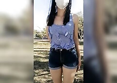 This Babe gives me booty for taking her in my car to her boyfriend's abode