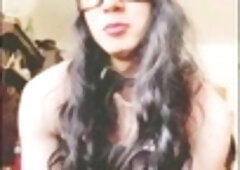 Busty ebony babe dominates with her massive toy