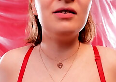 MILF Arya Grander auditions with a hot solo casting show in just a bra