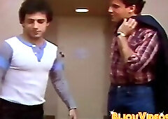 Alluring Dodge kiss and have sixty nine on the bed with his hung client