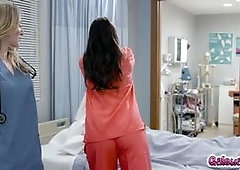 Sofi admires Riley for making a difference in her life She always inspires Sofis life Moved by Sofis words Riley moves in for a hug They tumble into b