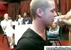 Gay amateur group party blowjob