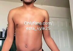 Big Booty Black Femboy Maid Ezra_Kyle25 cleans up in lingerie pt 5