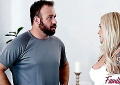 Self Defense Wrestling Makes SwapMom's Snatch Soaked, Screw Us Now - Alexis Malone Isabella Jules Foursome Creampie