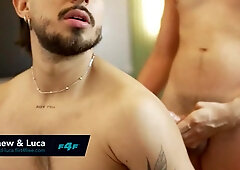 Matthew and Luca on Flirt4Free - Jaw-dropping Latino Duo Perform Bj on Each Other