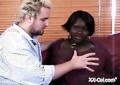 A very very overweight youthful Afro woman complexed by her very thick corpulent body lastly meets a fetishist who likes very round hotties That guy k