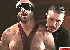 Bound Jayson Edged by Hairy Dom
