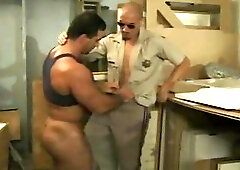 cop punishing the criminal