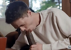 Troye Dean Gets Spit Roasted By Braxton Cruz And Jake Preston, Then Gets A Messy Facial