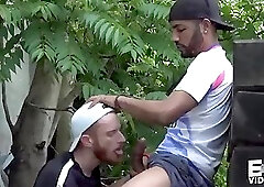 Tahar loads his slut times in a row bareback