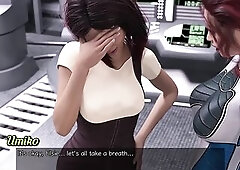 Stranded in Space - Lesbo Makeout Session