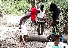 My stepmother caught banging in a forest on a festival day