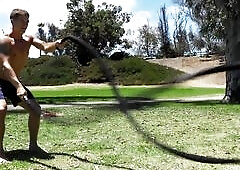 Interracial Gay Couple Suck Each Other Off