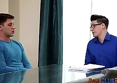 Horny dude eating ass and riding