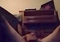 Dress up while masterbating