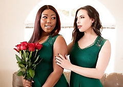 Stunning IR lesbian action with Casey Calvert and Chanell Heart