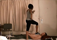 ebony socks and shoes trampling