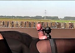 Crossdressing end in a cumshot