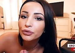 Curvy brunette Alyssia Kent takes a cock all the way in to get satisfied