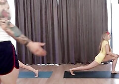 Regular Group Fitness Class Turned Into Wild Fuckfest with ha-ha-ha Tutor