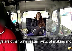 Horny Leggy Brunette Student Lets Off Steam In Backseat Fuck - reality taxi sex
