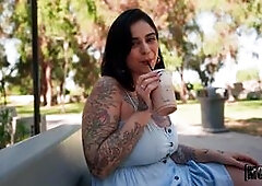 Unwrapping Big Tits for My Birthday