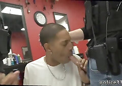 Aussie cops in uniform dress up as a straight cop for a wild group of guys