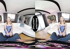 UP CLOSE VR - U Creampie Hawt Breasty Blond Nicole Aria After This babe Savagely Rode Your Rod - POV