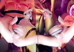 Gimp with small tits ready for some naughty fun