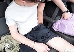 Denny Chriss gets picked up for a wild gay taxi ride