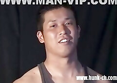 Asian Stud Gets His Dick Stroked